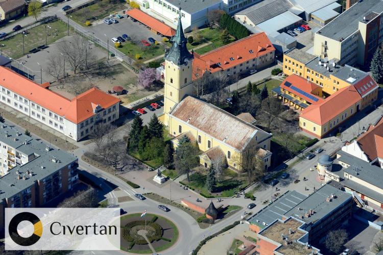 Református templom és erődfal