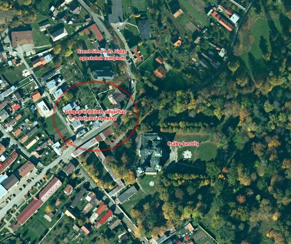 Görgey erődített udvarház, Csáky-kastély