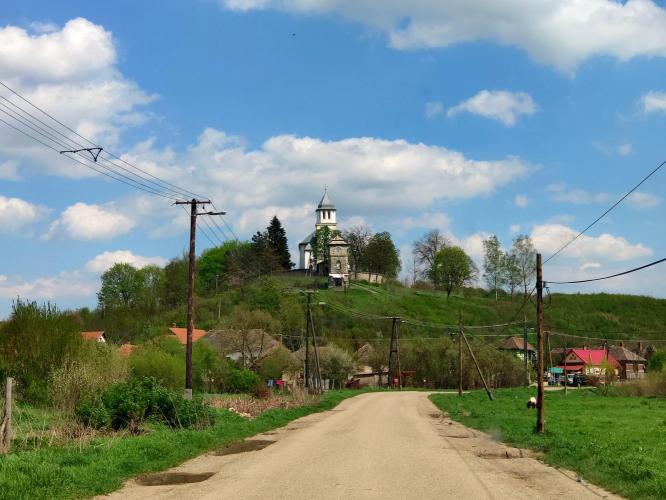 A templom erődfala